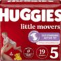 Huggies Size 5 Diapers, Little Movers Baby Diapers, Size 5 (27+ lbs), 19 Count, Packaging May Vary