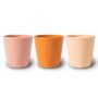 Tiny Twinkle Tableware 3 Pack Cups Set - BPA-Free For Kids and Toddlers - Polypropylene Plastic Tumblers (Sand, Cinnamon, Taupe) Cup
