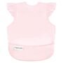 Tiny Twinkle Mess Proof Baby Bib for Girls | Waterproof Toddler Bib for Eating | Baby Apron for Feeding | Machine Washable | Perfect Shower Gift (Rose, 6?24M)