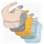 Tiny Twinkle Mess-Proof Baby Bib - Waterproof Bib for Baby Boy or Girl - Machine Washable - Adjustable Closure - PVC, BPA & Phthalate Free - Great for Travel - Baby Food Bibs (5 Pack, Unisex Solids)