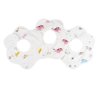 Tiny Twinkle Roundabout Drool Bibs 3 Pack – 360 Rotating Waterproof and Absorbent Teething Baby Bibs (Unicorn, Bird, Sea 3-Pack)
