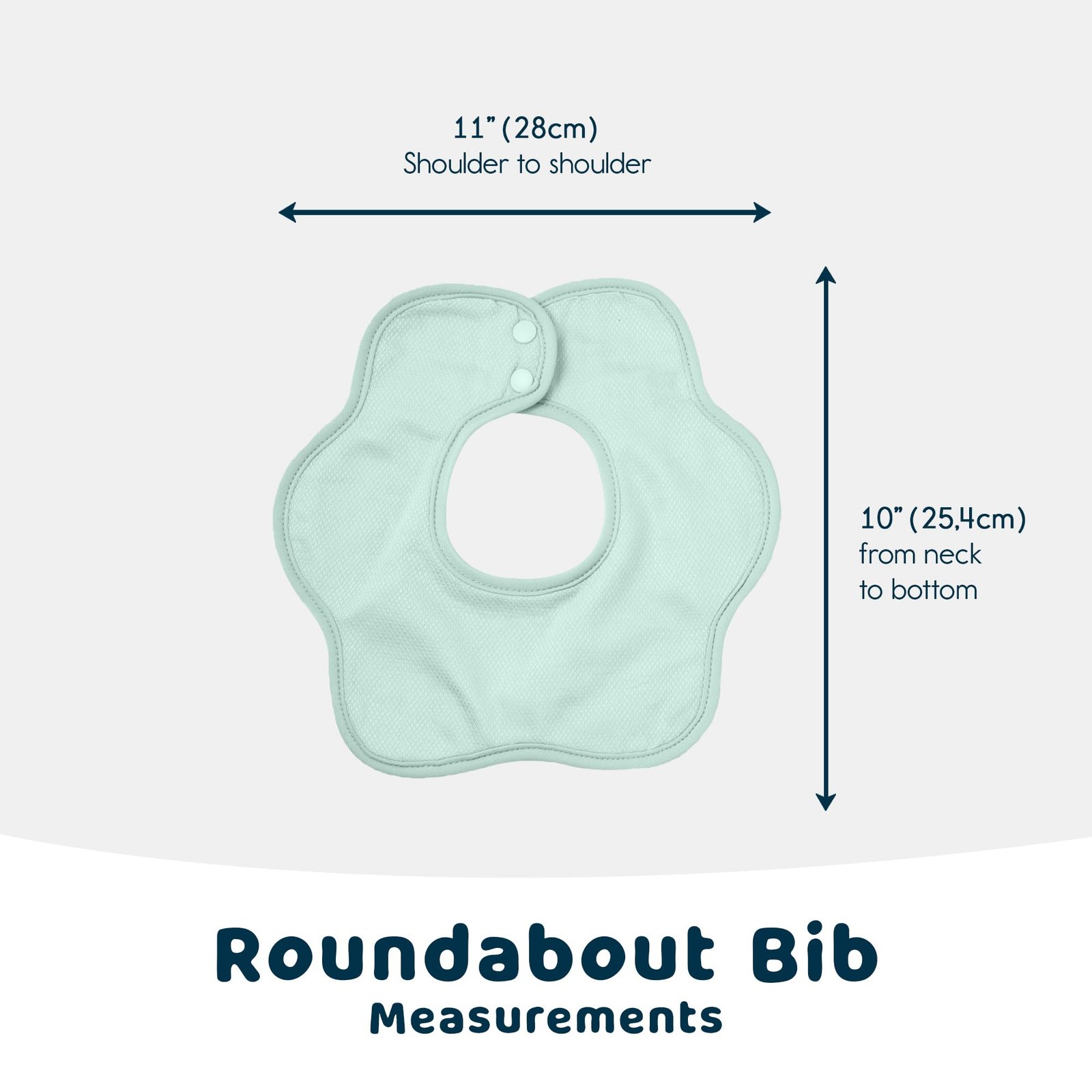 Tiny Twinkle Roundabout Drool Bibs 3 Pack - 360 Rotating Waterproof and Absorbent Teething Baby Bibs (Boy Set Sage 3-Pack) - Image 4