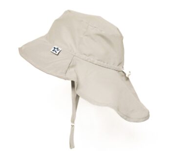 Tiny Twinkle Sun Protection Baby Flap Hat with UPF 50+ Sun Protection for Baby and Toddler Boys and Girls Gray
