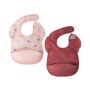Tiny Twinkle Silicone Bibs for Babies 6-24 Months | Waterproof & Mess-Proof Feeding Bibs with Food Catcher Pocket | Baby Led Weaning, Toddler Essentials for Boys & Girls | Baby Shower