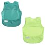 Tiny Twinkle Mess Proof Baby Bibs | 2 Pack Waterproof Toddler Bib for Eating | Baby Apron for Feeding, Machine Washable, Perfect Shower Gift (Rainforest, 6?24M)