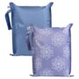 Tiny Twinkle Mess Proof Wet Bags | 2-Pack Reusable Waterproof Wet Bags for Swimsuits | Baby Clothes | Travel & Diaper Bag (Lotus)