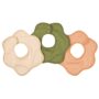 Tiny Twinkle Roundabout Drool Bibs 3 Pack - 360 Rotating Water Resistant and Absorbent Teething Baby Bibs (Light Natural Set 3-Pack)