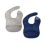 Tiny Twinkle Silicone Bibs for Babies 6-24 Months | Waterproof & Mess-Proof Feeding Bibs with Food Catcher Pocket | Baby Led Weaning, Toddler Essentials for Boys & Girls | Baby Shower