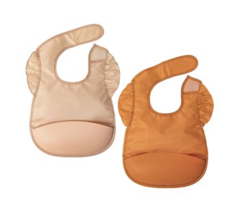 Tiny Twinkle Silicone Bibs for Babies 6-24 Months | Waterproof & Mess-Proof Feeding Bibs with Food Catcher Pocket | Baby Led Weaning, Toddler Essentials for Boys & Girls | Baby Shower