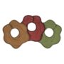 Tiny Twinkle Roundabout Drool Bibs 3 Pack - 360 Rotating Waterproof and Absorbent Teething Baby Bibs (Girl Natural Set)