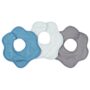 Tiny Twinkle Roundabout Drool Bibs 3 Pack - 360 Rotating Waterproof and Absorbent Teething Baby Bibs (Slate Set)