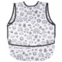 Tiny Twinkle Mess Proof Baby Bib for Boys | Waterproof Toddler Bib for Eating | Baby Apron for Feeding, Machine Washable | Perfect Shower Gift (Peace, 6?24M)