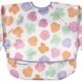 Tiny Twinkle Long Sleeve Bib for Babies & Toddlers | Waterproof Smock Bib for Eating | Machine Washable & Mess-Proof Feeding Essentials | Newborn Shower Gift (Floral Pop, 6?24M)