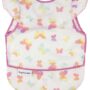 Tiny Twinkle Mess Proof Baby Bib for Girls | Waterproof Toddler Bib for Eating | Baby Apron for Feeding | Machine Washable | Perfect Shower Gift (Butterflies, 6?24M)