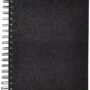 amazon basics A5 Artists Wiro Bound Sketch Book | 120 Perforated Pages | Black Hardcover for Pencil, Chalk, Graphite, Crayon & Ink | Ideal for Drawing, Sketching, Design & Architecture (Pack of 1)