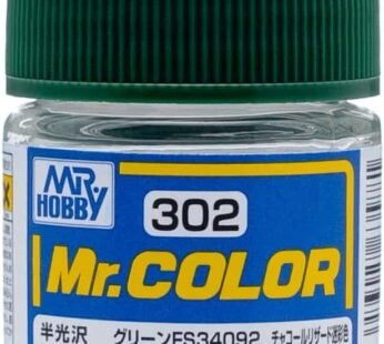 C302 Semi Gloss Green FS34092 10ml, GSI Mr. Color