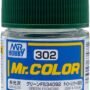 C302 Semi Gloss Green FS34092 10ml, GSI Mr. Color