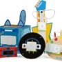 Neuron Inventor Kit - Programmable Electronic Building Blocks Including Sound, Light, and Sensors