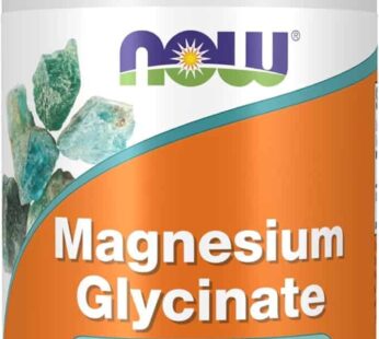 Now Foods Magnesium Glycinate, 90 Tablets – Supports Healthy Muscle and Nerve Functions – Non-GMO